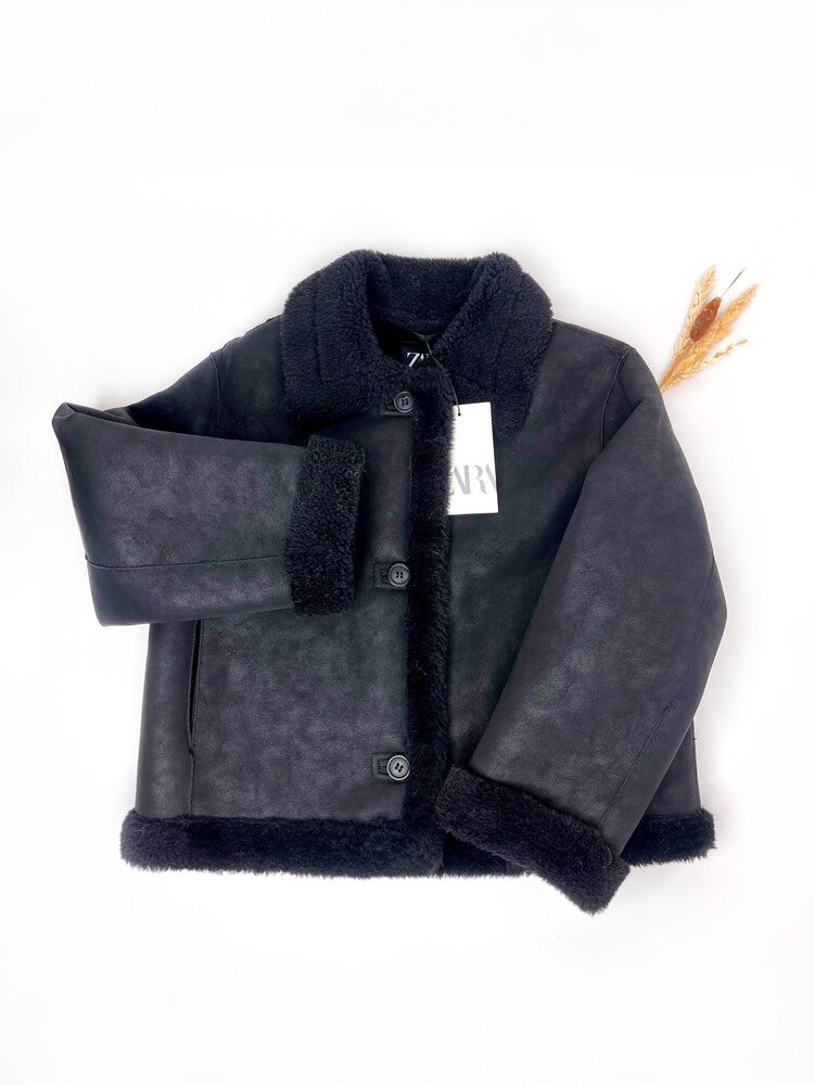 Зимова куртка дублянка ZARA (арт. Л779)