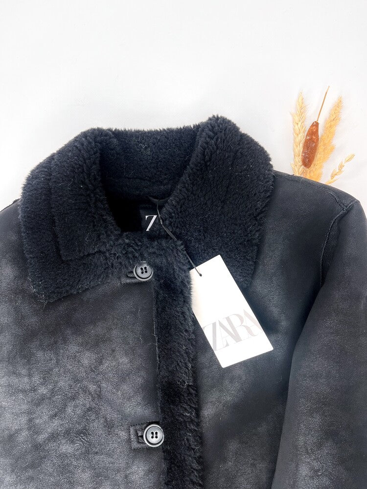 Зимова куртка дублянка ZARA (арт. Л779)